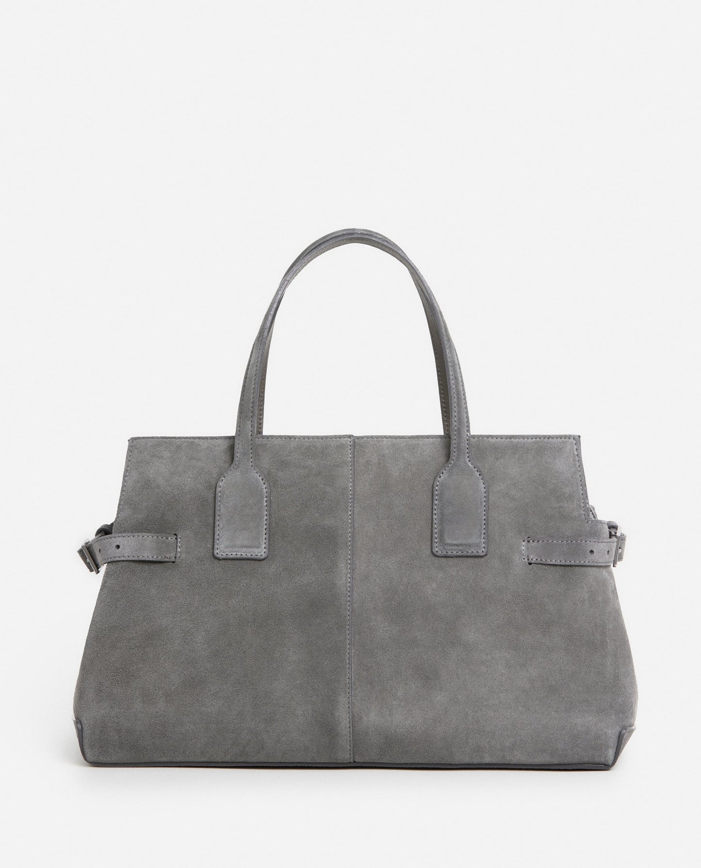 Lisa Bowler Bag Suede Stone Grey