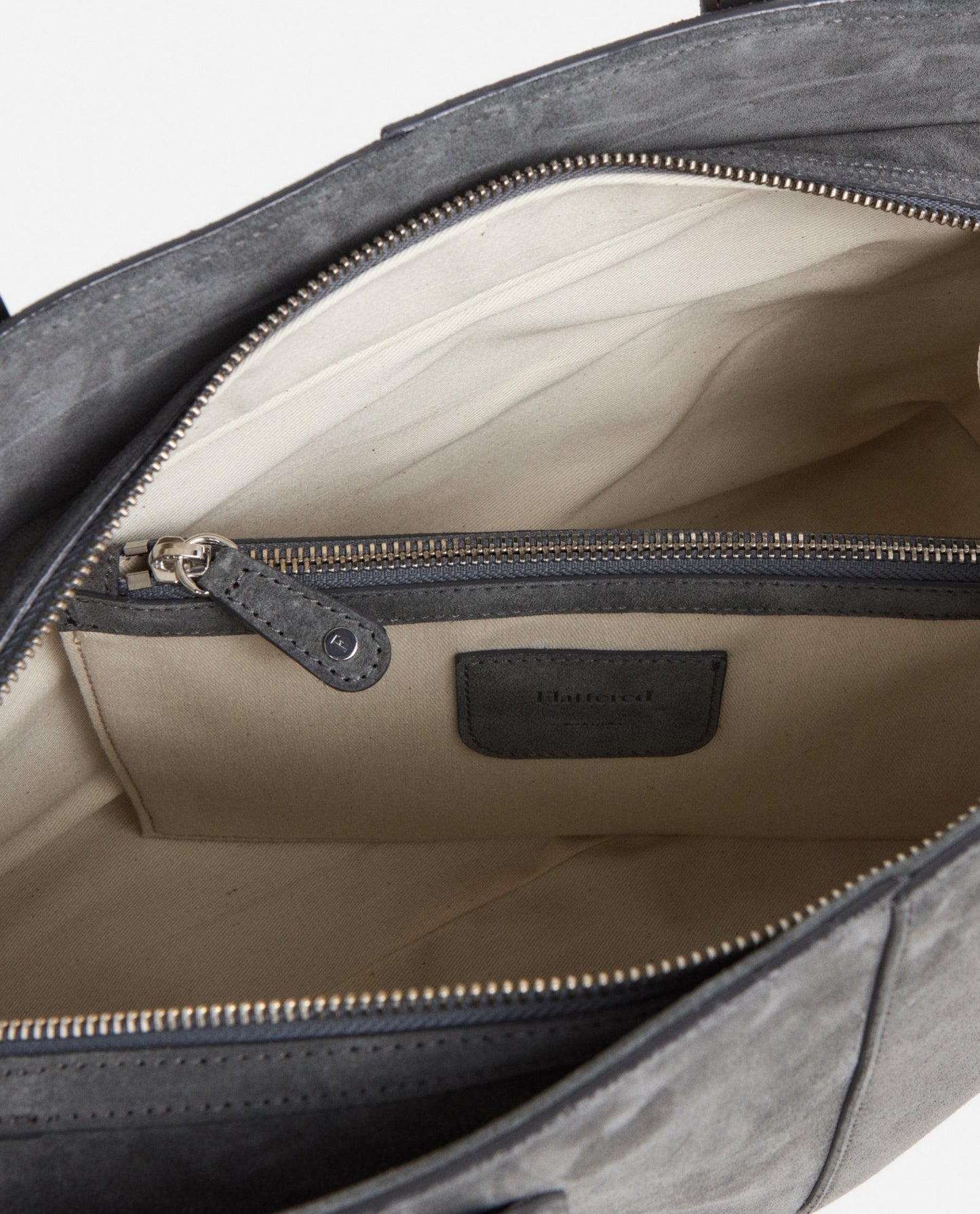 Lisa Bowler Bag Suede Stone Grey