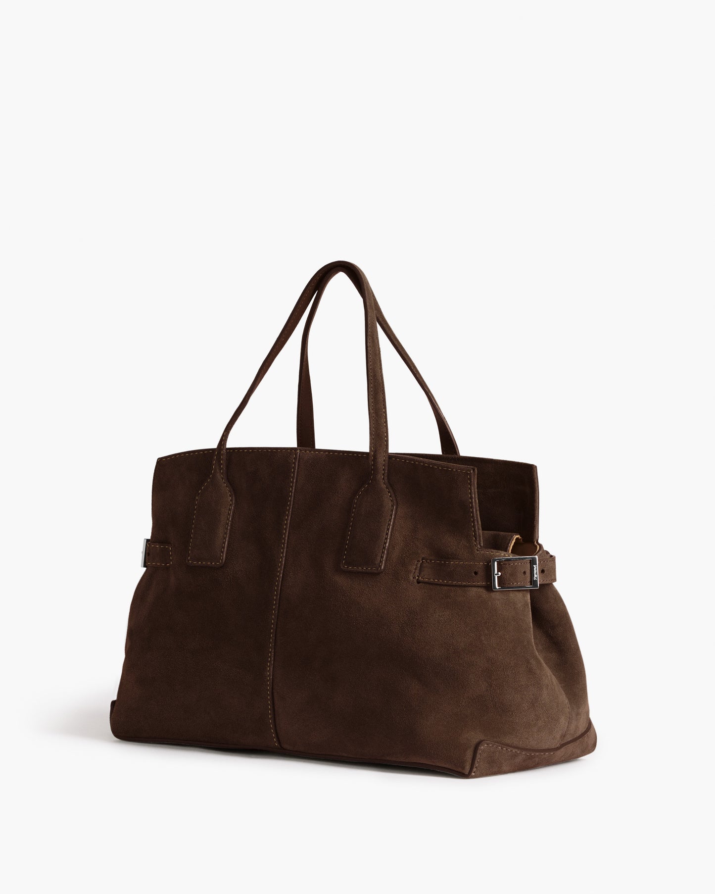 Lisa Bowler Bag Suede Chocolate