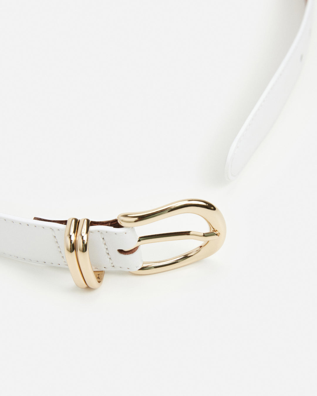 Beatrice Belt Leather White