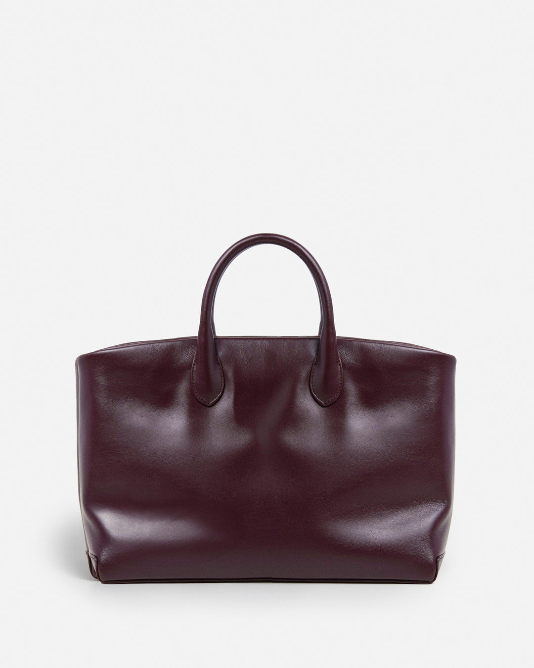 Lola Tote Leather Patent Burgundy