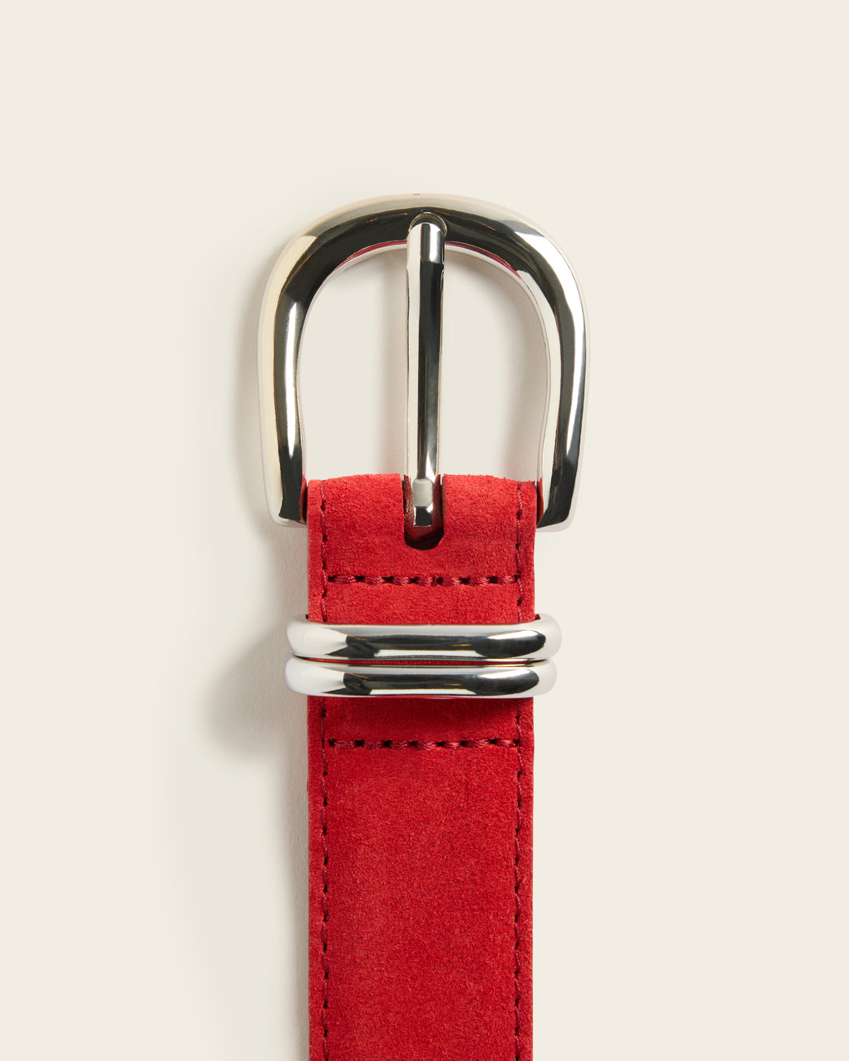 Beatrice Belt Suede Cherry