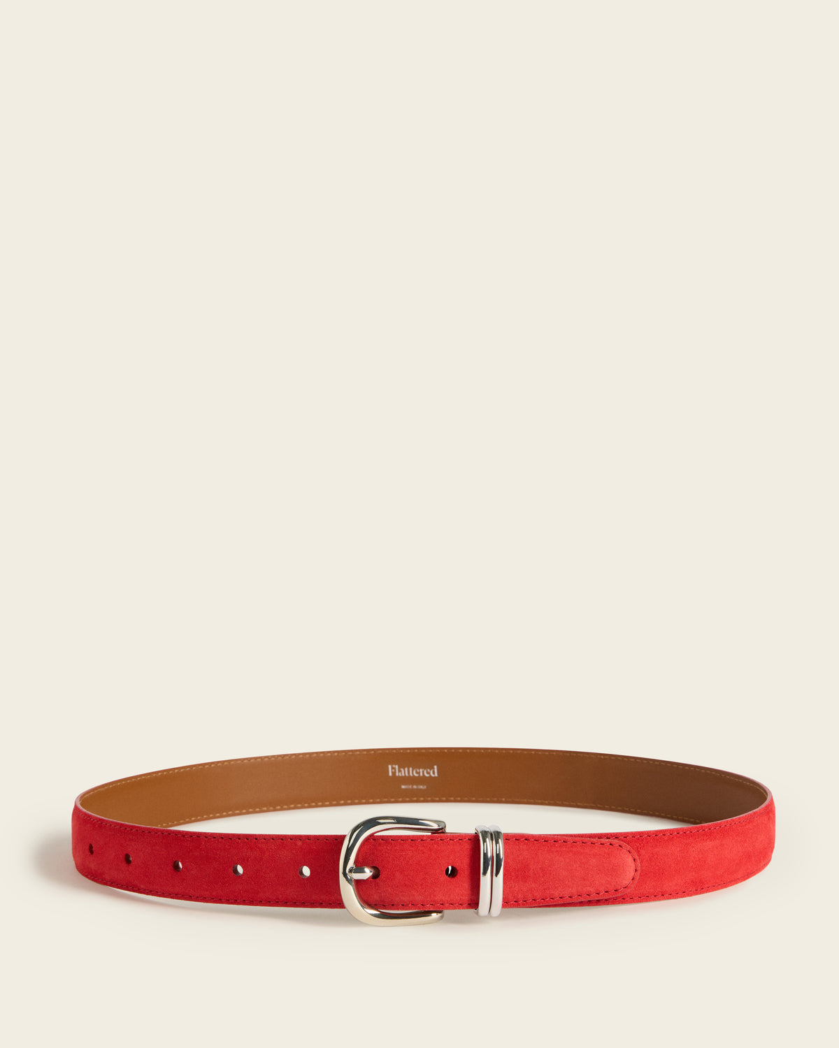 Beatrice Belt Suede Cherry
