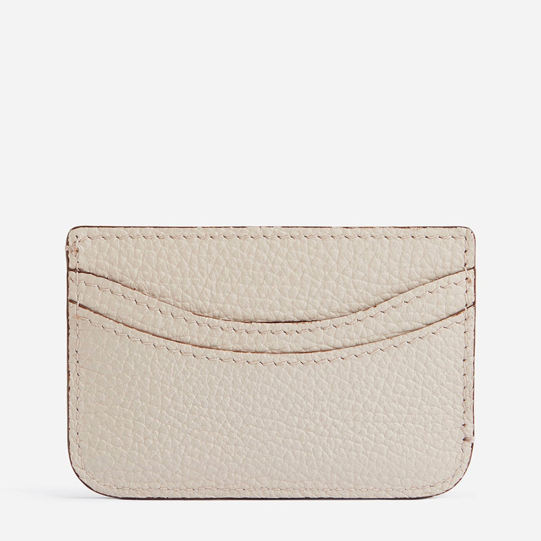 Bonnie Cardholder Leather Creme