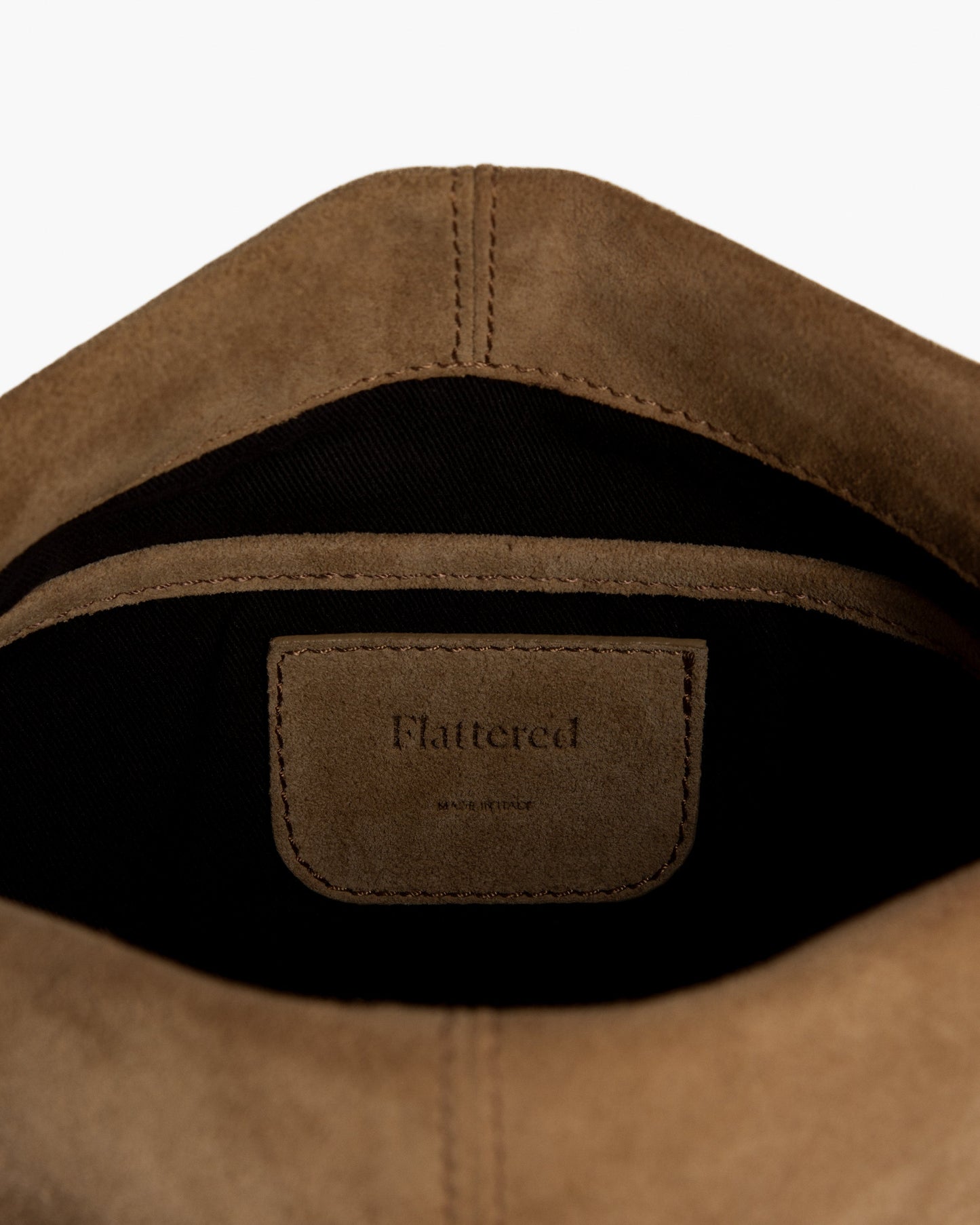 Clay Clutch Suede Wet Sand