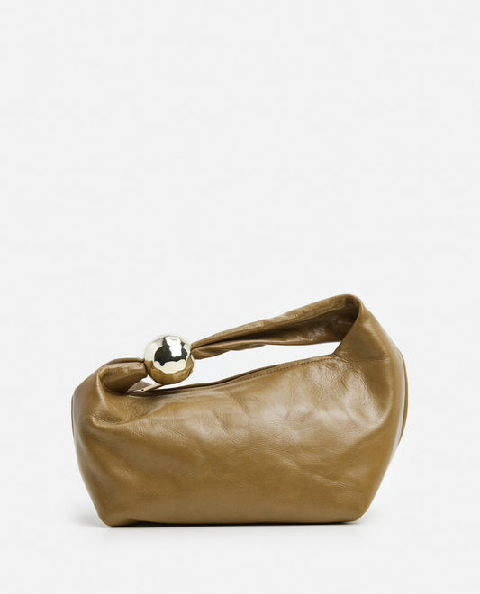 Astrid Handbag Leather Patent Olive