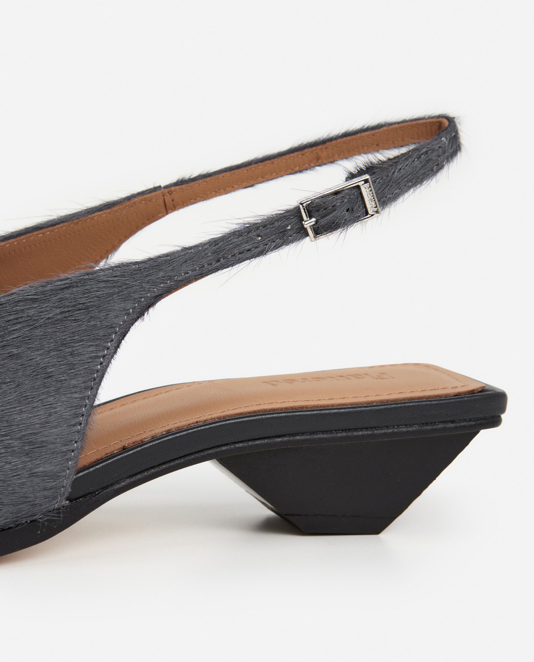 Avalon Leather Hair Stone Grey