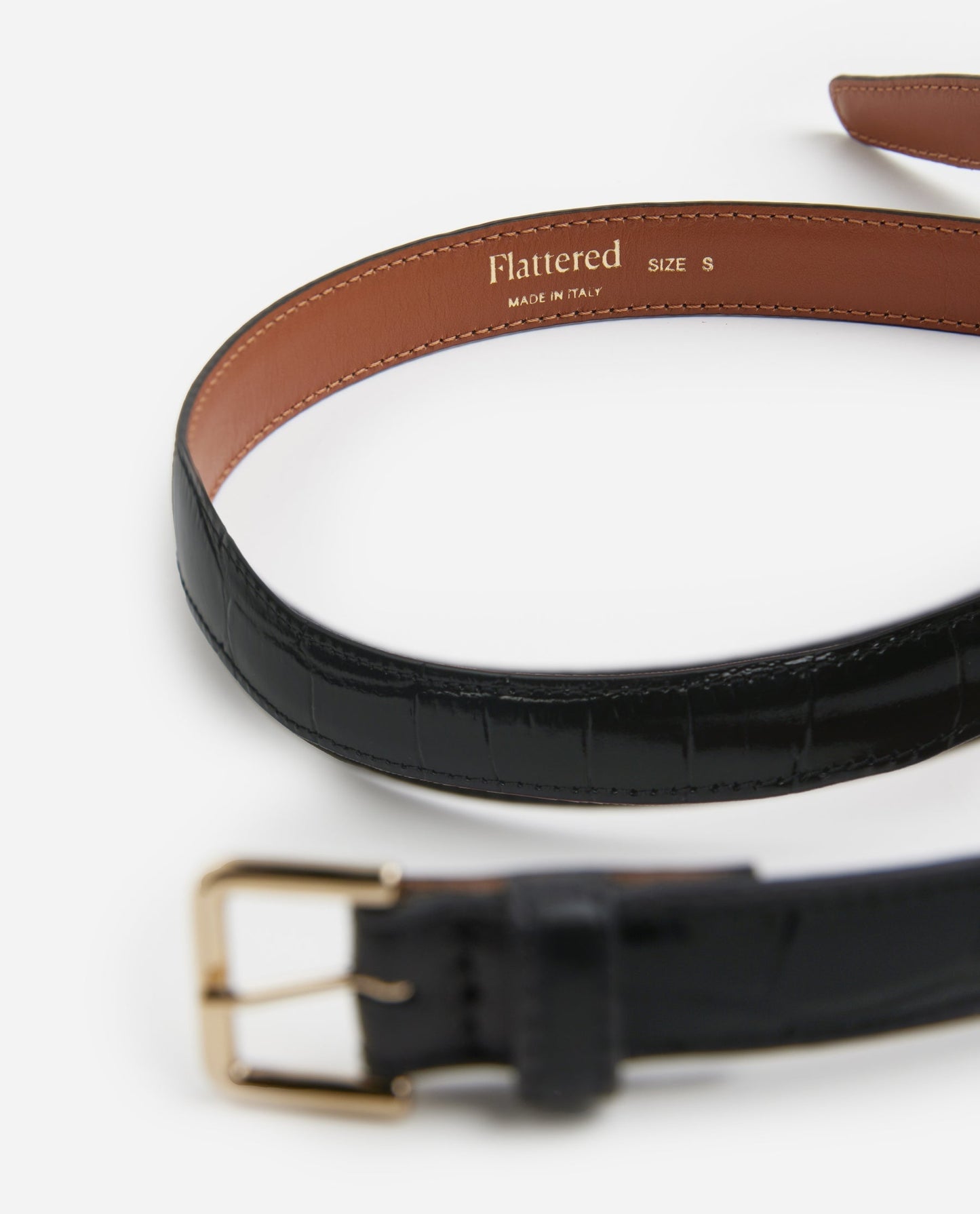 Barbara Belt Leather Black