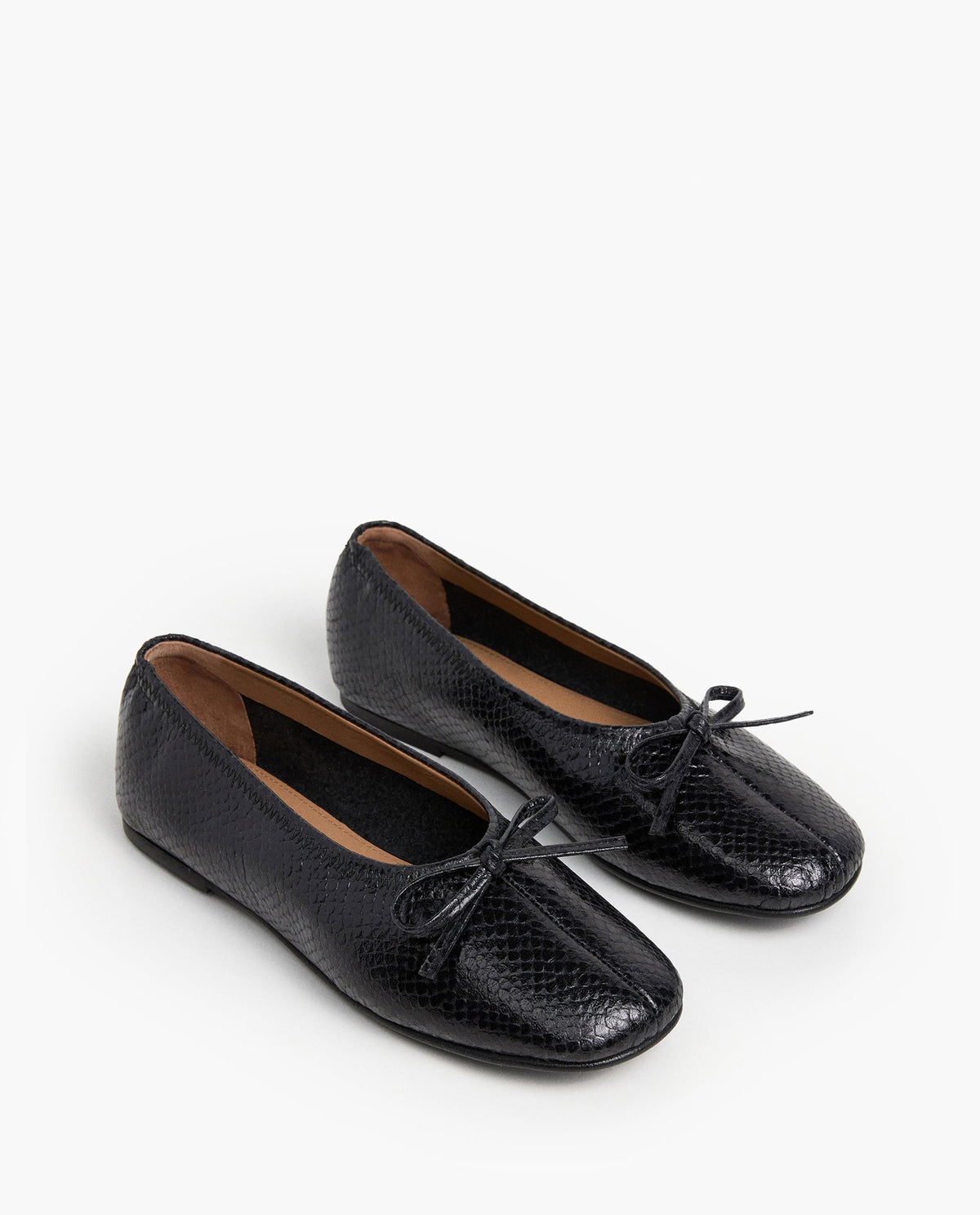 Blaise Snake Leather Black
