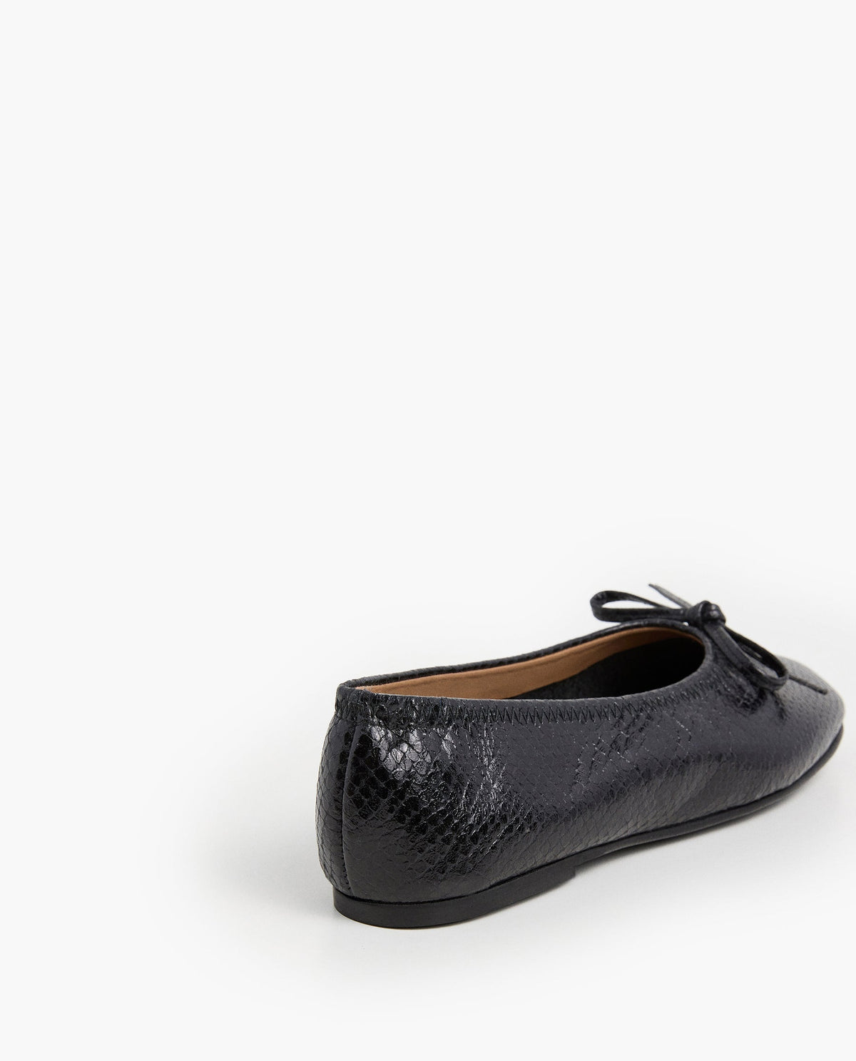 Blaise Snake Leather Black