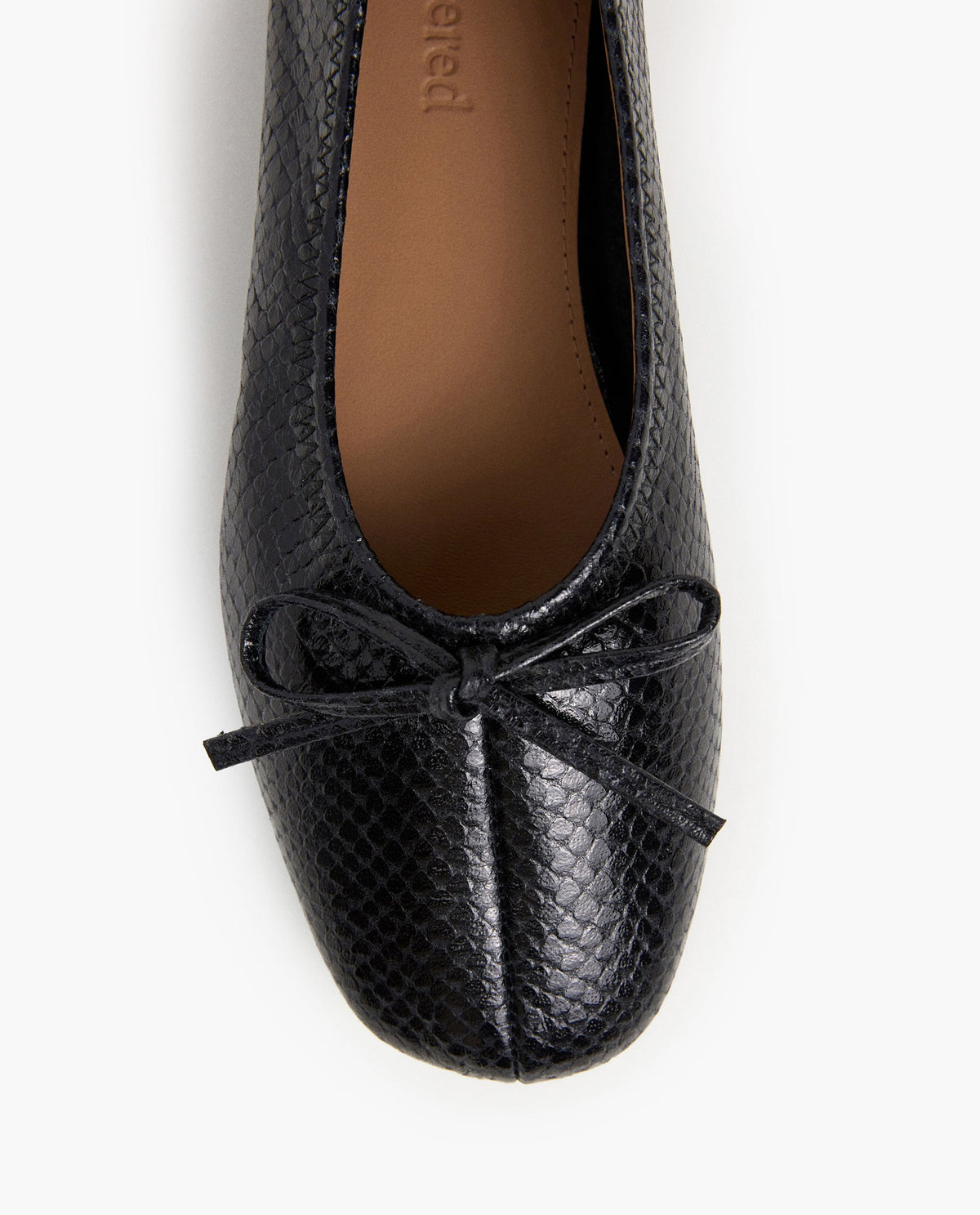Blaise Snake Leather Black