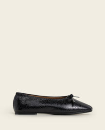 Blaise Snake Leather Black