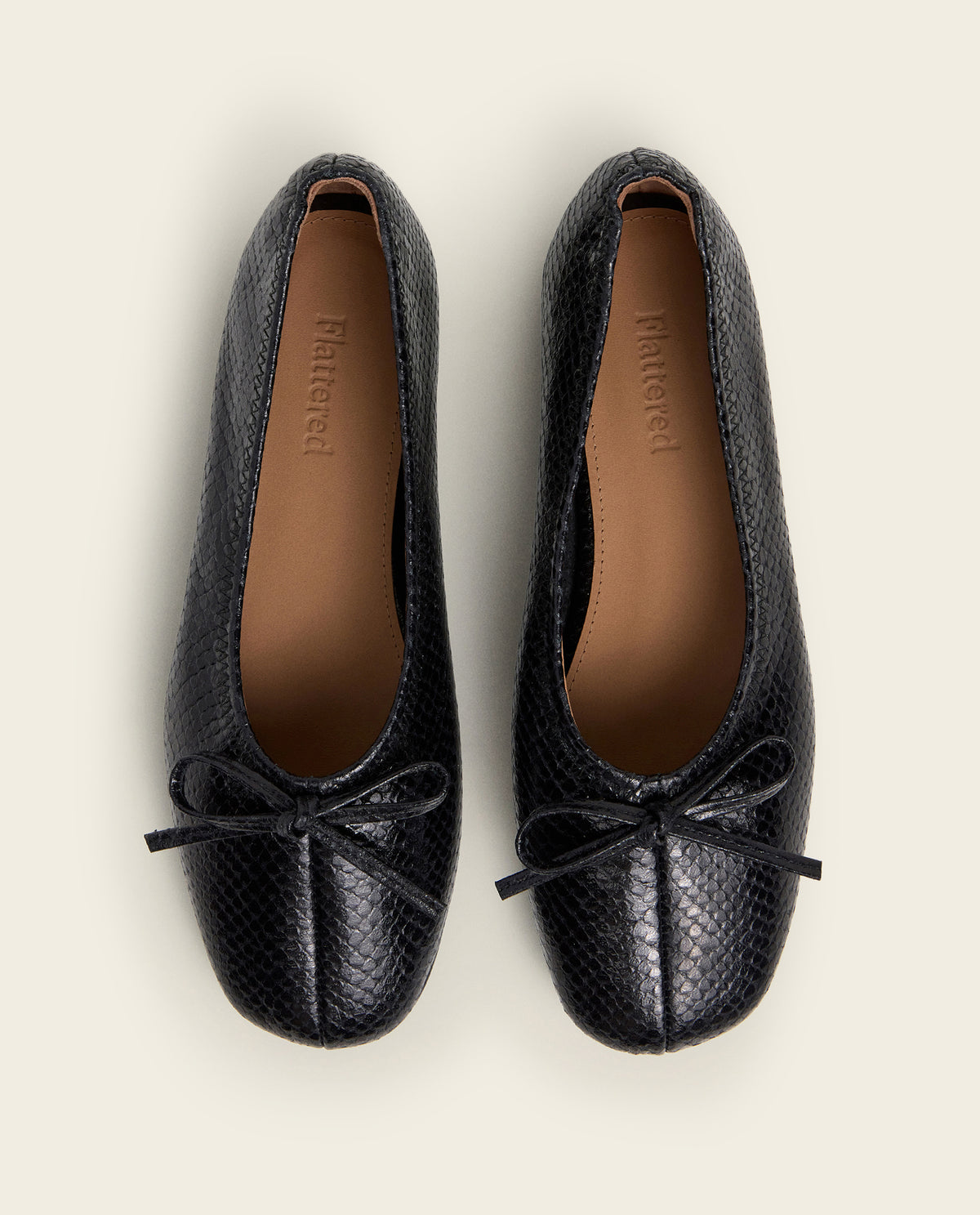 Blaise Snake Leather Black