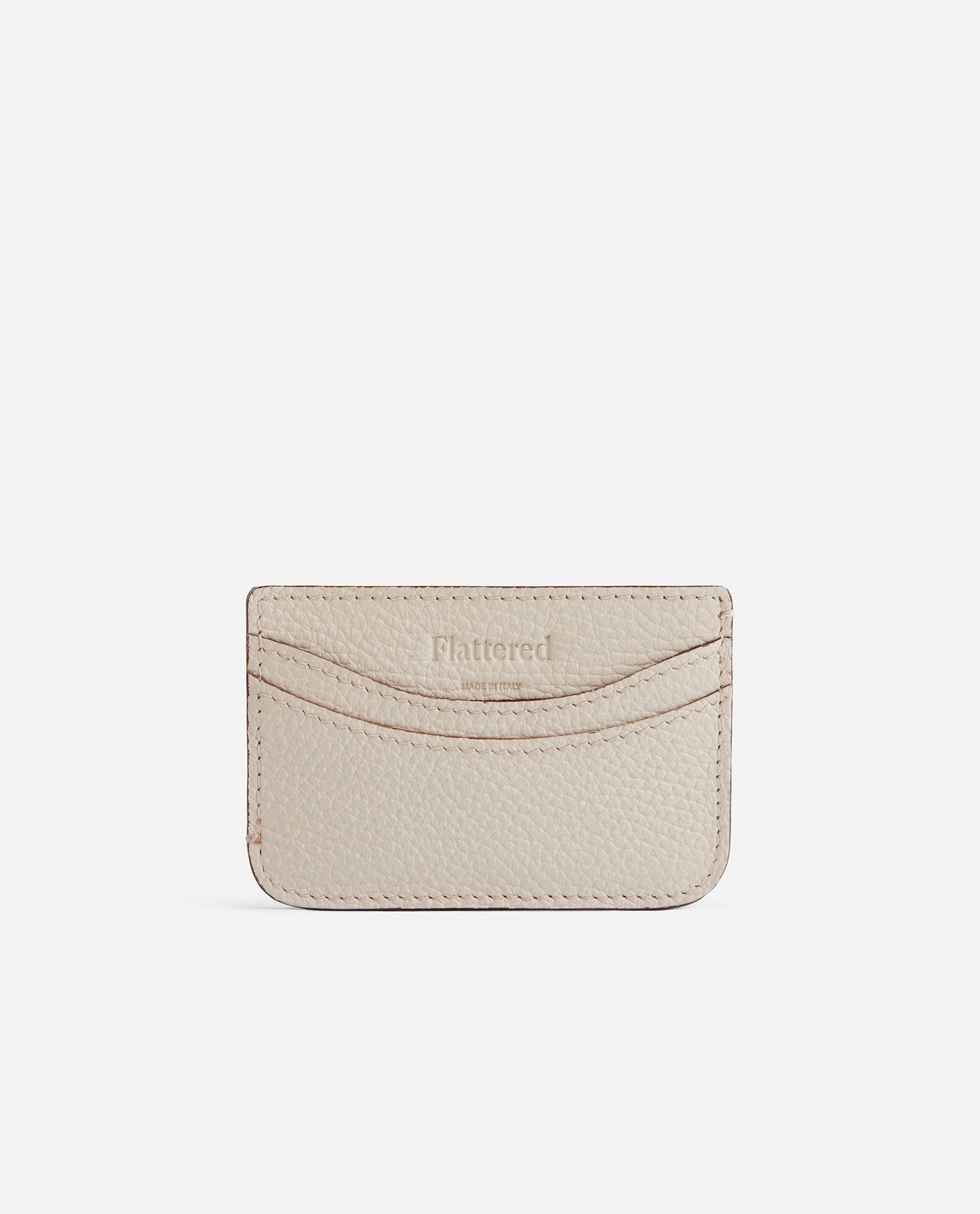 Bonnie Cardholder Leather Creme