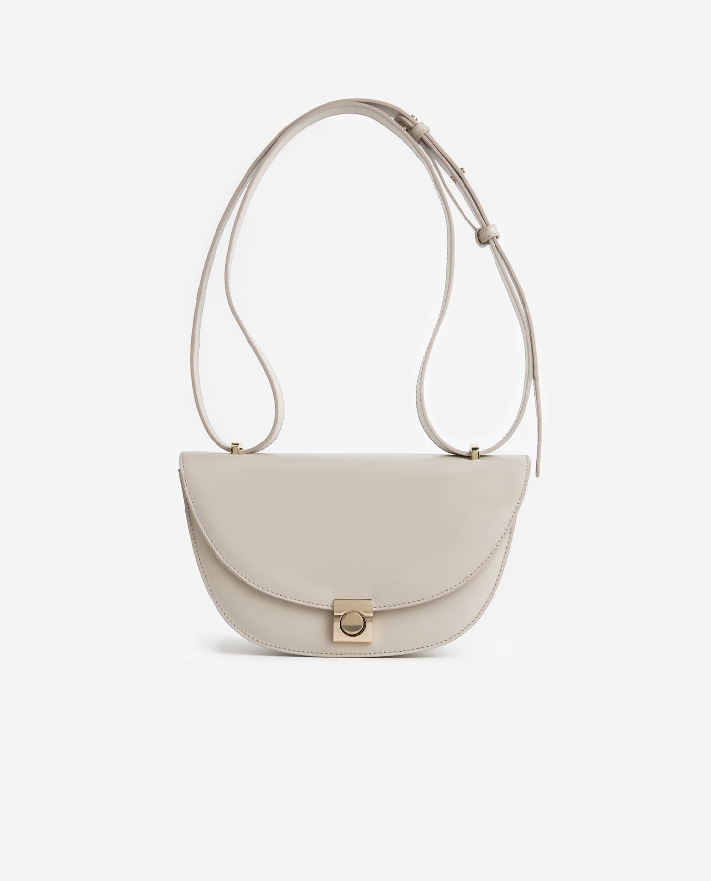 Cindy Crossbody Leather Creme