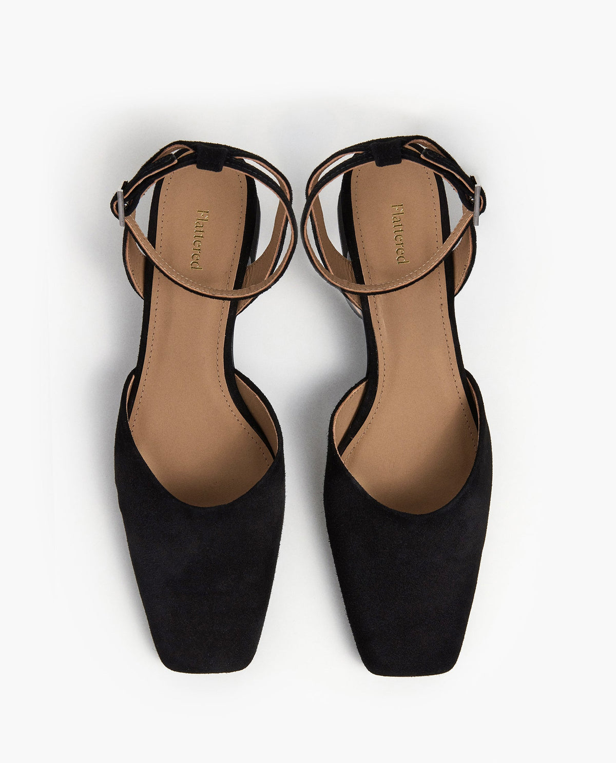 Flattered Elvira Black Suede Top