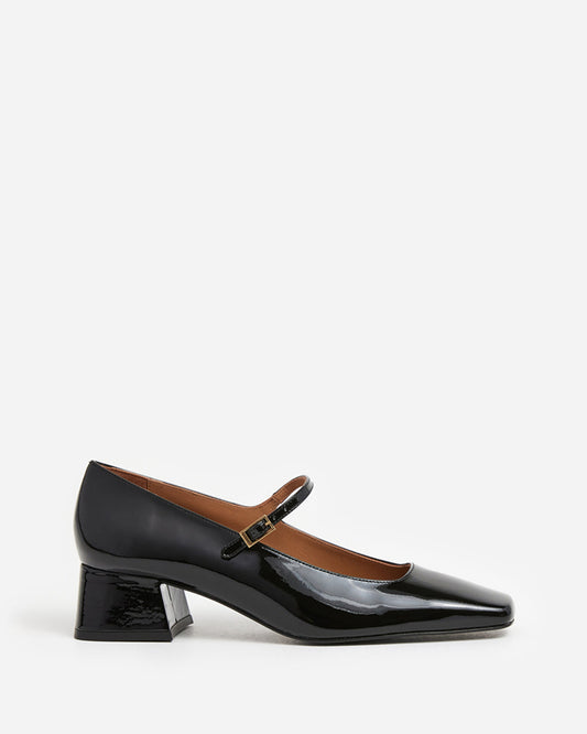 Evan Patent Leather Black