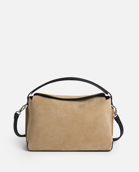 Helia Handbag Suede Sand