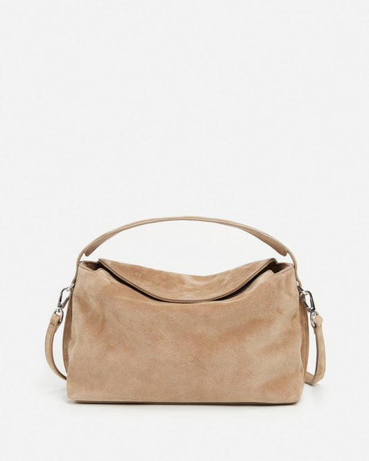 Hera Handbag Suede Sand