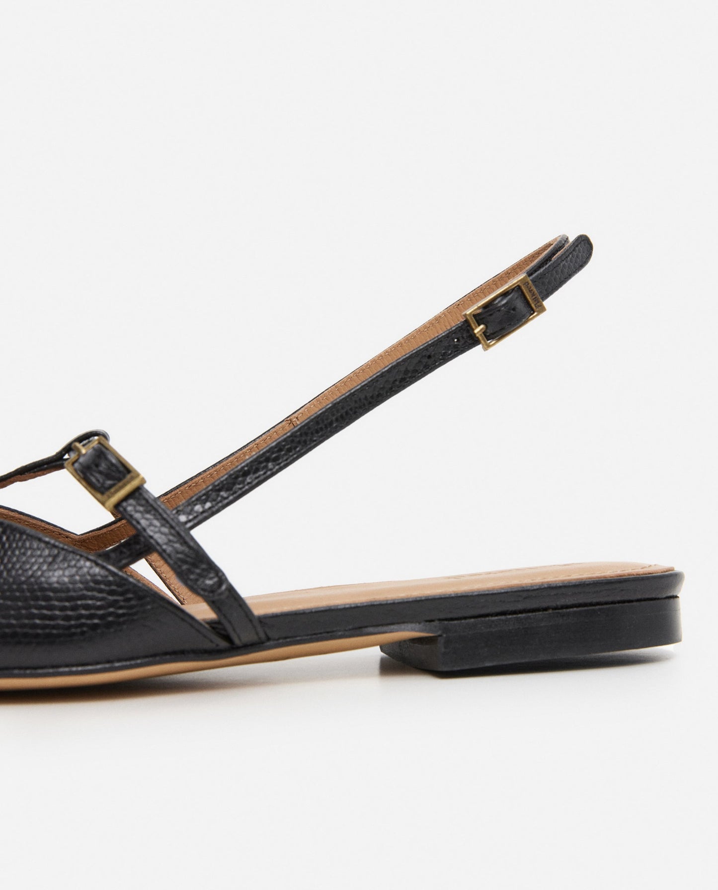 Josefin Lizzard Leather Black