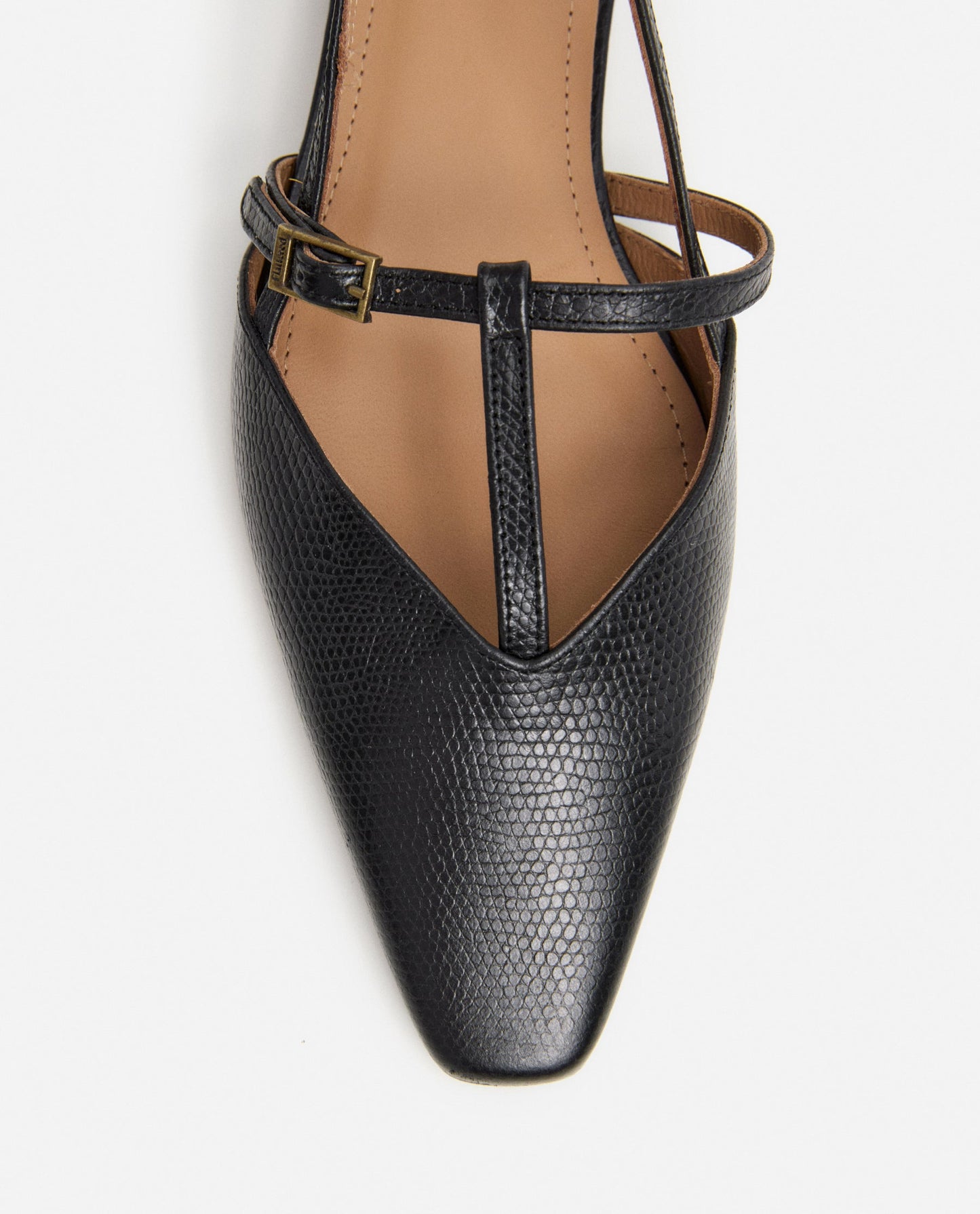 Josefin Lizzard Leather Black