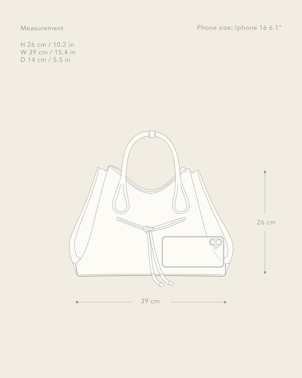 Maris Tote Bag Suede Wet Sand