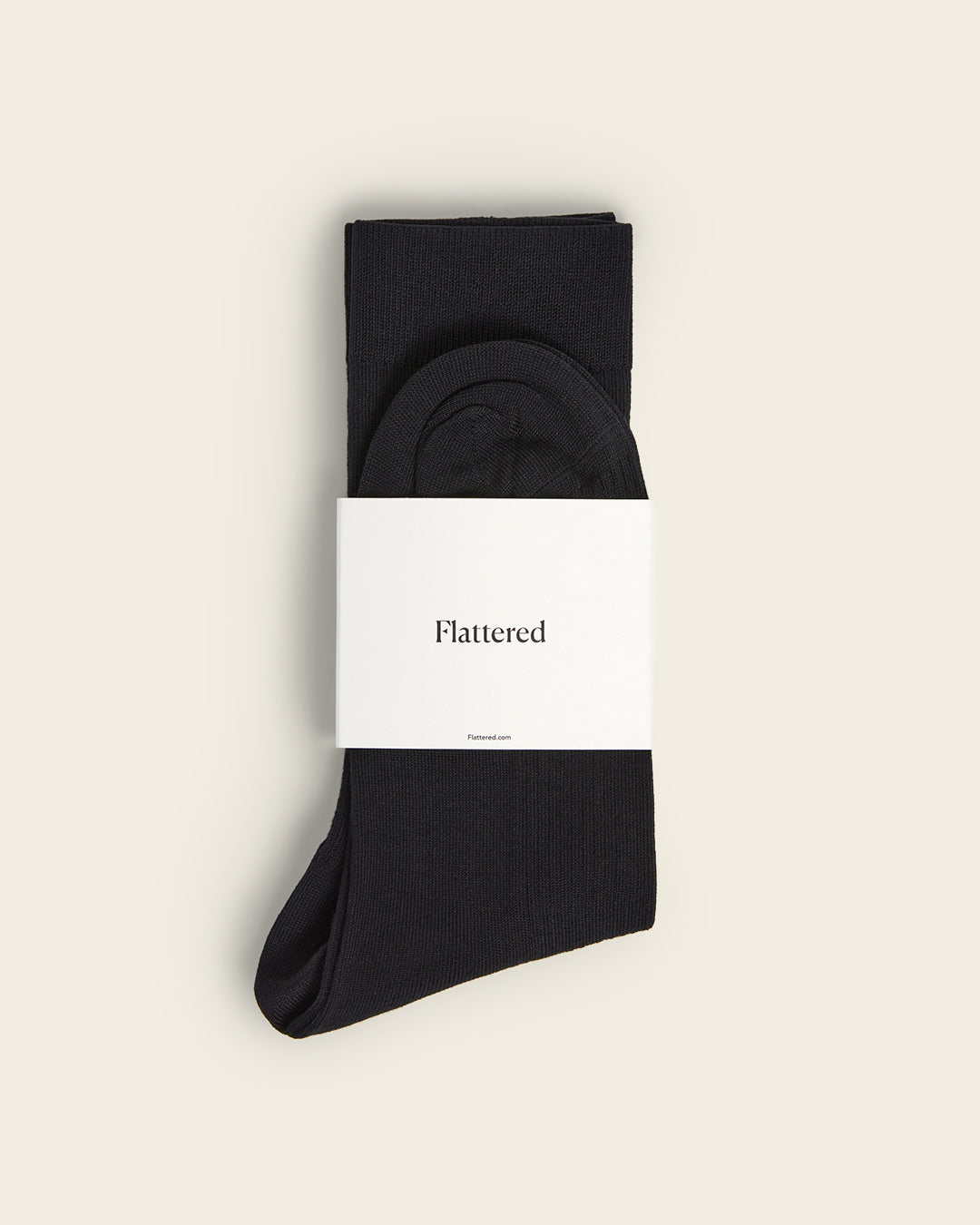 Flattered Sock Cotton Black