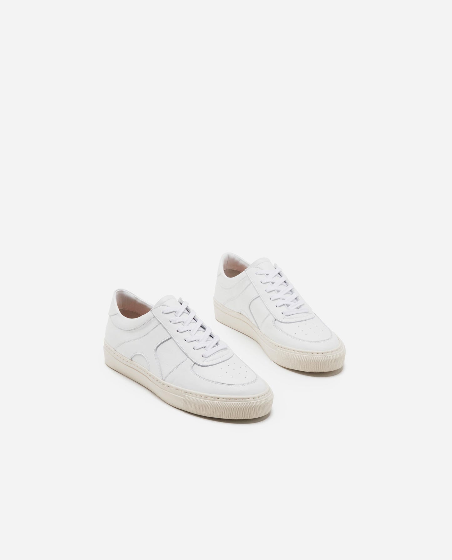 Solna Leather White