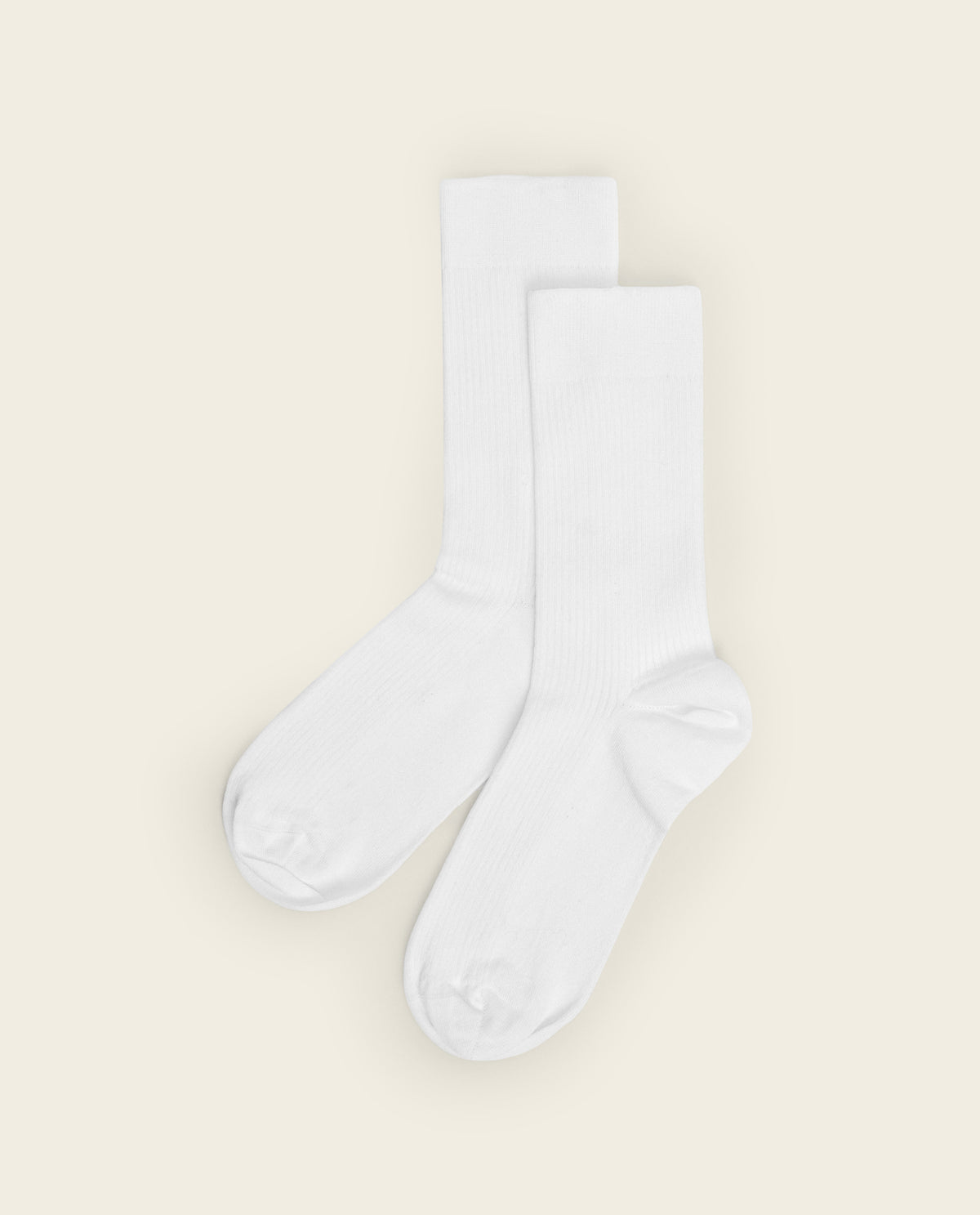 Flattered Sock Cotton White