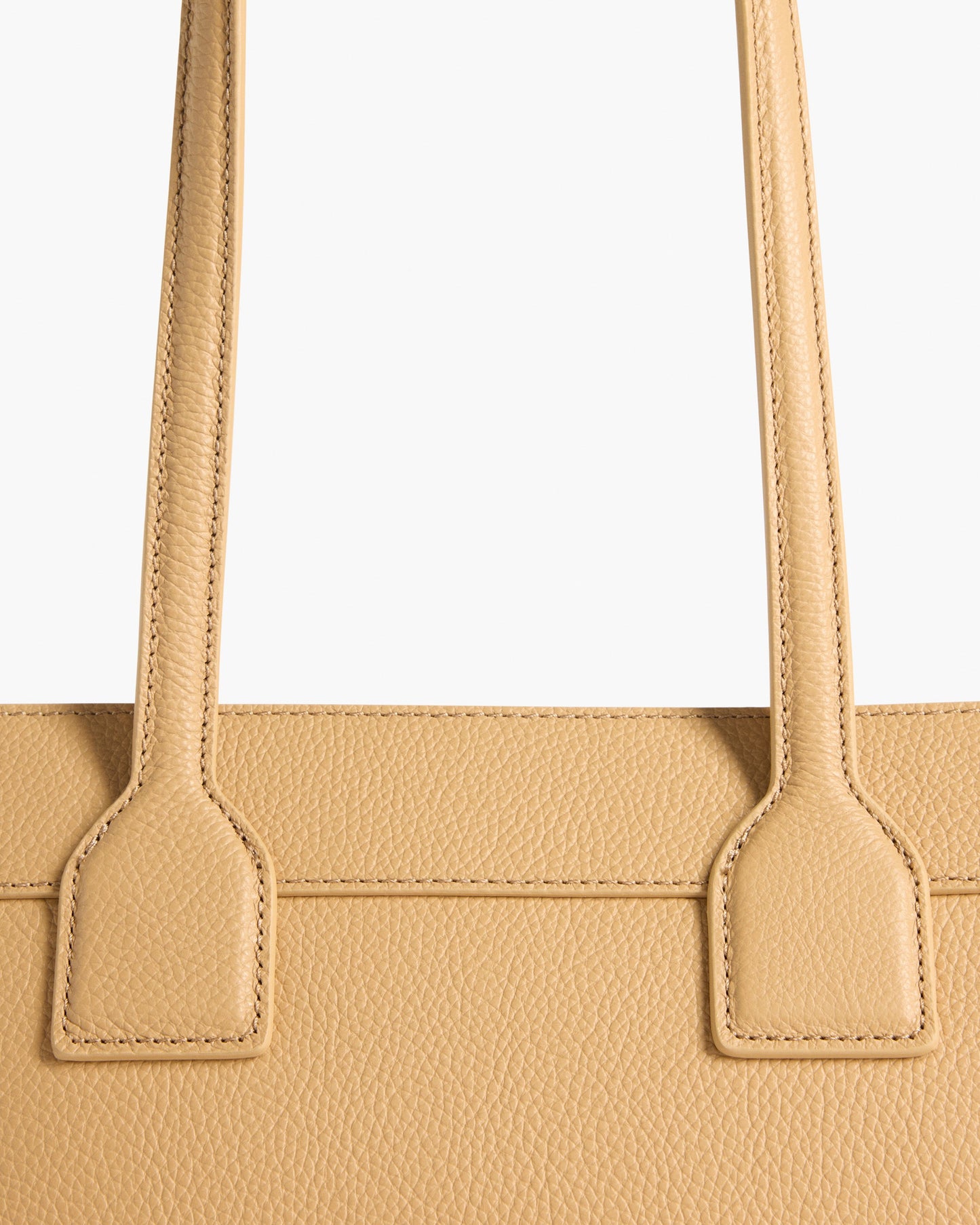 Greta Shoulder bag Grained Leather Biscotti