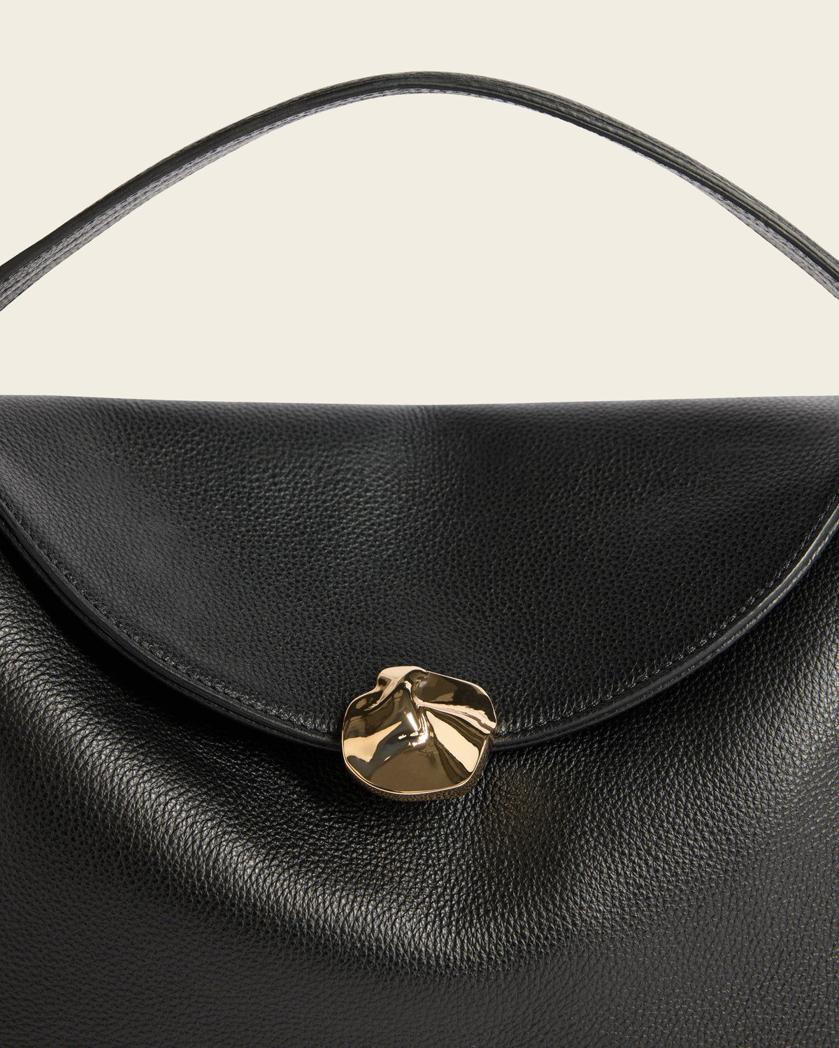 Hanna Grande Bag Grained Leather Black
