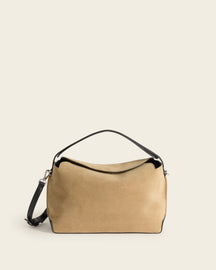 Helia Handbag Suede Sand