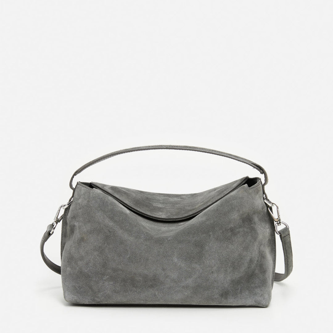 Hera Handbag Suede Grey