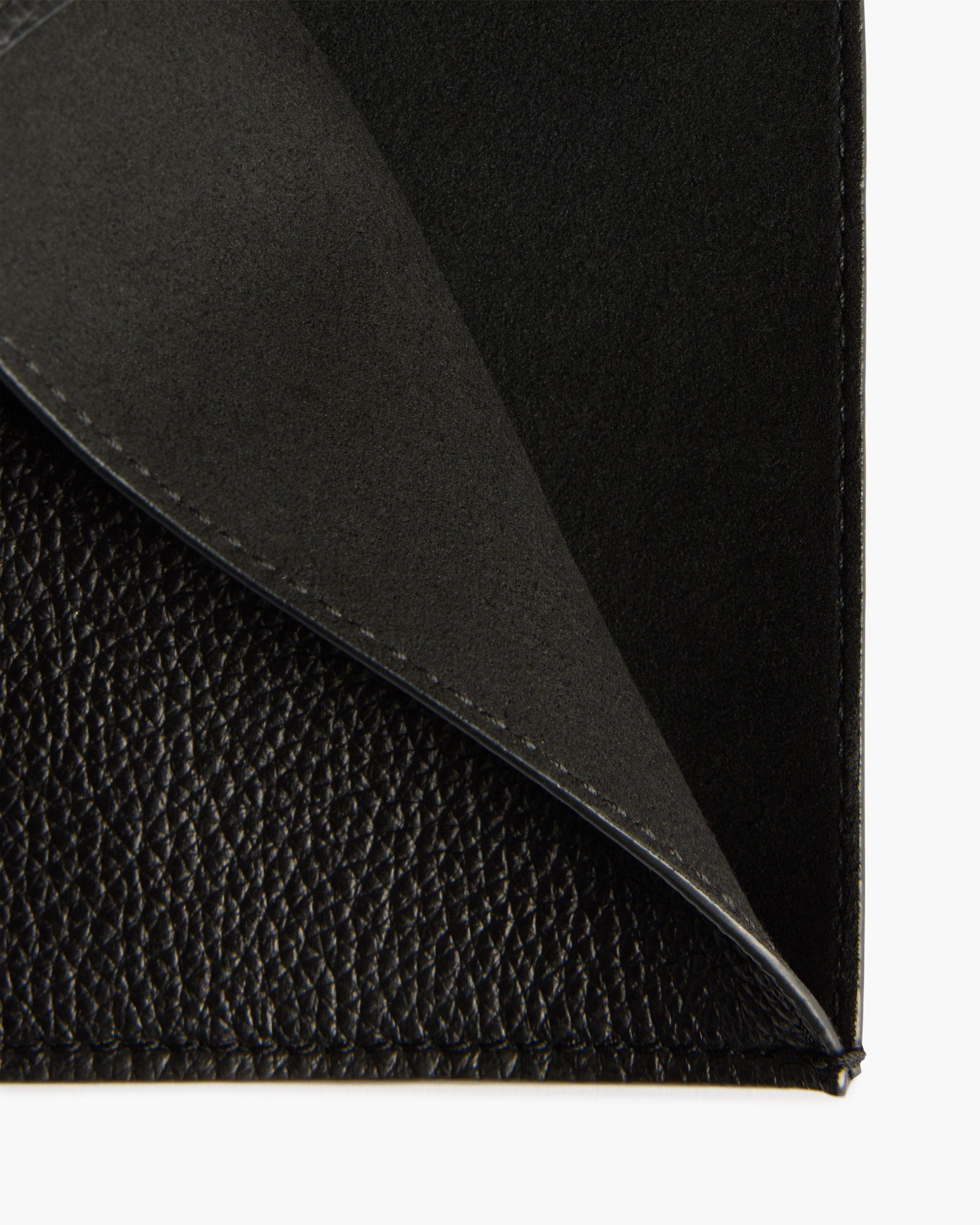 Kayla Tote Bag Grained Leather Black