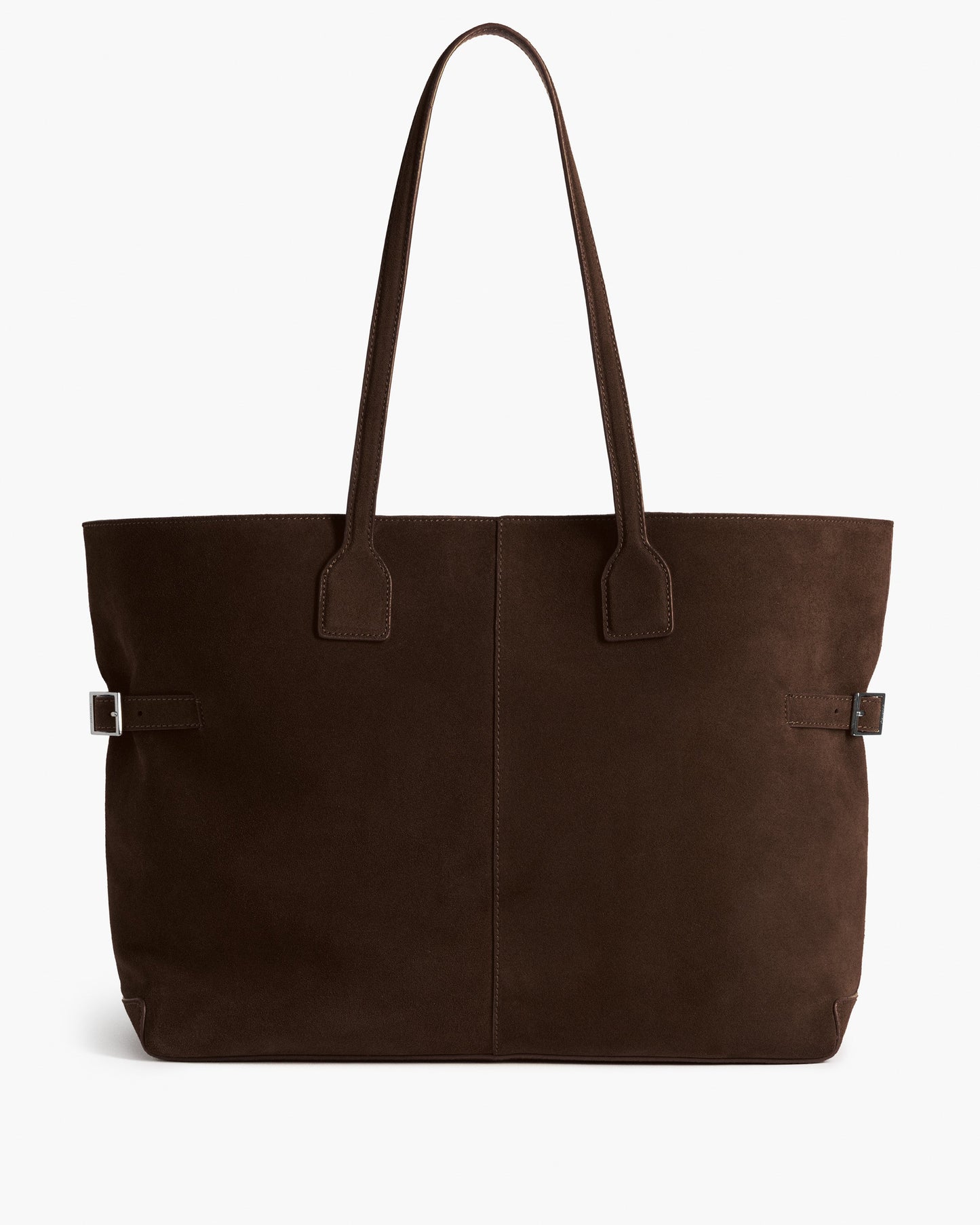 Lesley Tote Bag Suede Chocolate