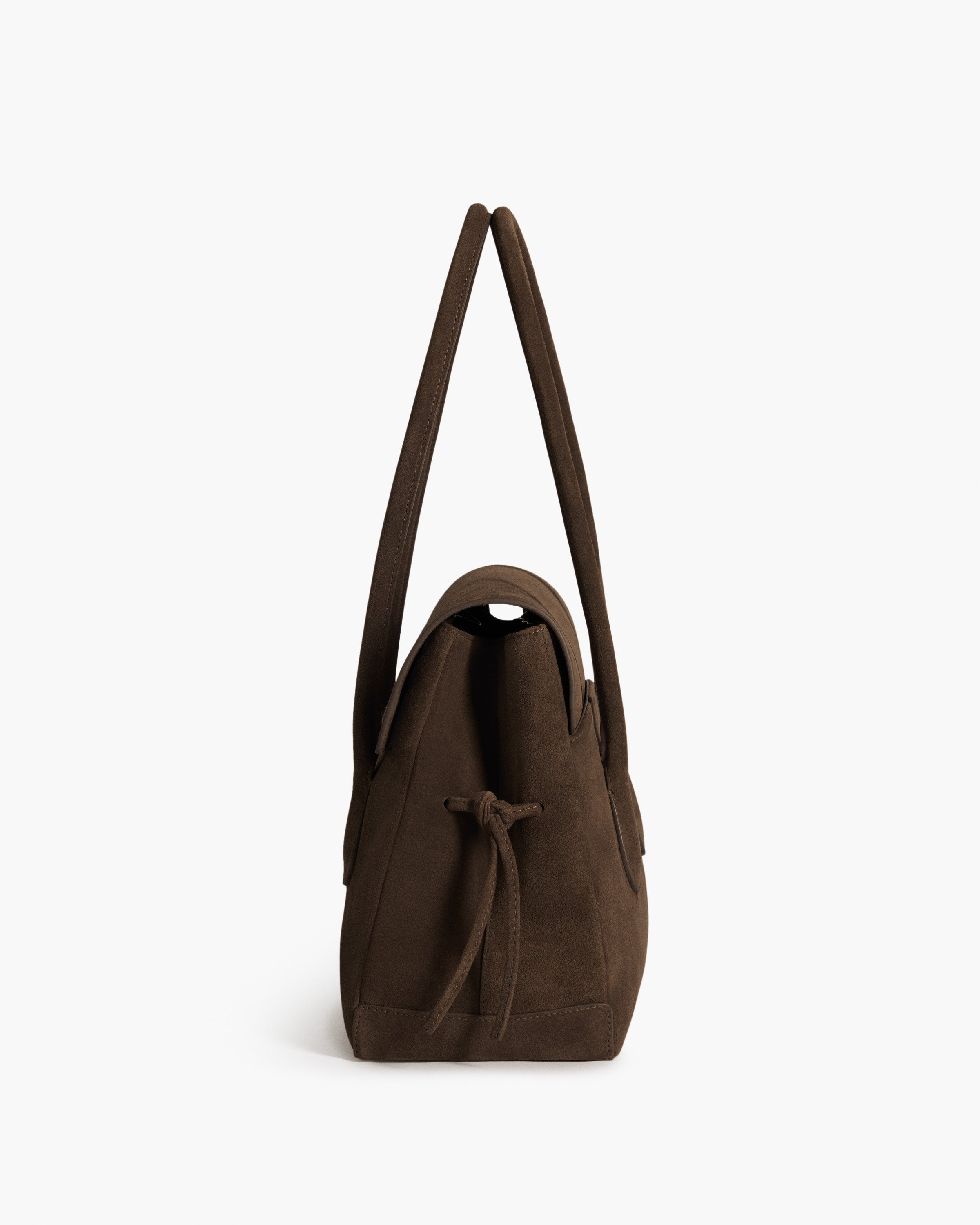 Lydia Tote Bag Suede Chocolate