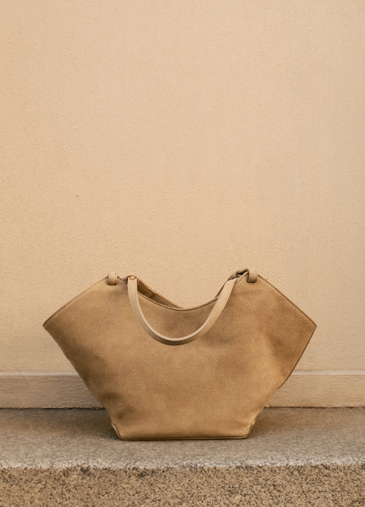 Dilba Mini Tote Bag Suede Sand